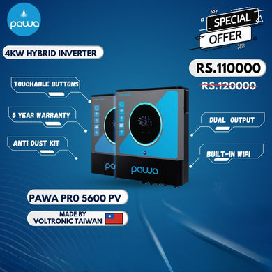 PAWA PRO 5600 Solar Inverter (4000VA/4000W)