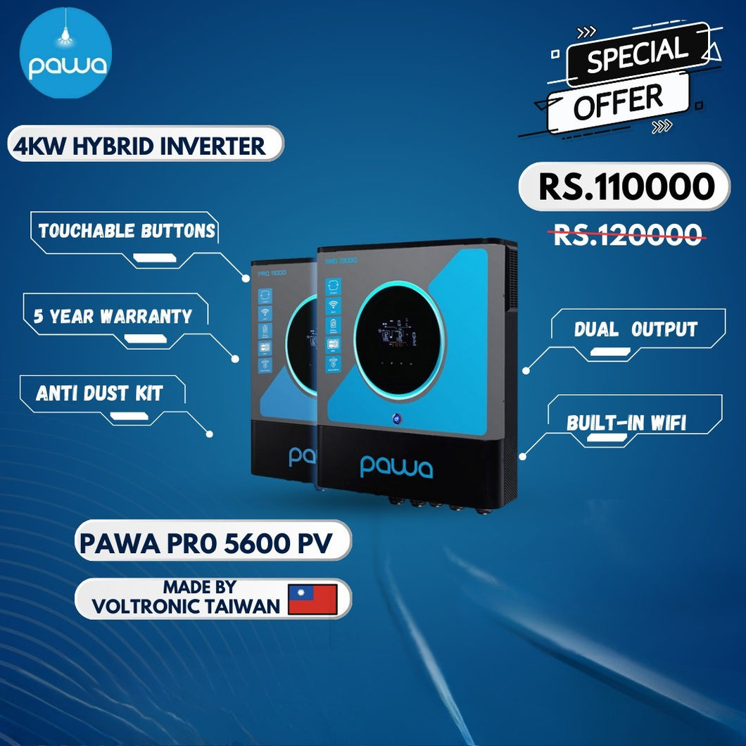 PAWA PRO 5600 Solar Inverter (4000VA/4000W)
