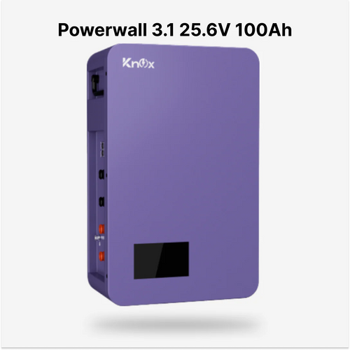 Knox Powerwall 3.1 25.6V 100Ah Lithium Battery