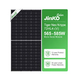 Jinko Mono PV Module Solar Plate 565W 570 W 580w